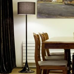 Elegante Faro Stehleuchte Black in schwarz