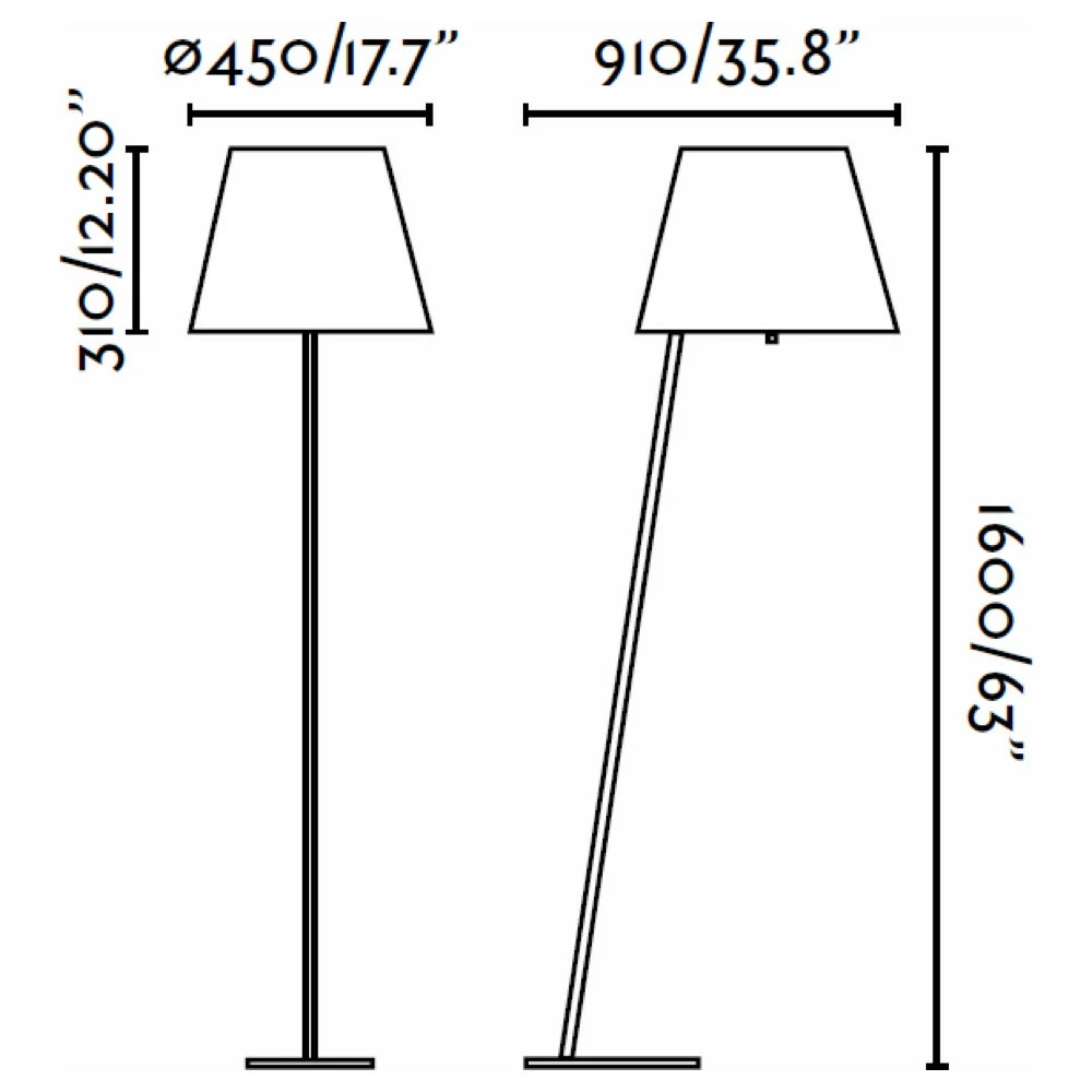 Moderne FARO Stehleuchte Moma Weiß 4 Moderne FARO Stehleuchte Moma Weiß – Bild 2
