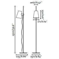 Filigrane Stehleuchte Lupe aus Metall in chrom und einem Schirm aus Textil in weiss -Stehleuchten Verkäufe 2022 a 291091 filigrane stehleuchte lupe aus metall in chrom und einem schirm aus textil in weiss4