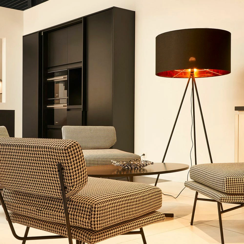 Mix&Match Stehleuchtenfuß Fenda, max. 40 W, schwarz 7 Mix&Match Stehleuchtenfuß Fenda, max. 40 W, schwarz – Bild 5