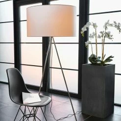 Mix&Match Stehleuchtenfuß Fenda, max. 40 W, chrom -Stehleuchten Verkäufe 2022 a 319558 mix match stehleuchtenfuss fenda max 40 w chrom10