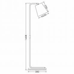 Stehleuchte Cona, E27, weiß, schwenkbar -Stehleuchten Verkäufe 2022 a 324553 stehleuchte cona e27 weiss schwenkbar7