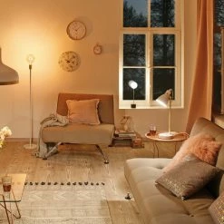 Stehleuchte Neordic Soa E27 -Stehleuchten Verkäufe 2022 a 330644 stehleuchte neordic soa in schwarz und kupfer matt e275