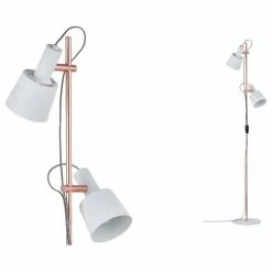 Neordic Stehleuchte Haldar, E14, weiß, kupfer, 2-flammig -Stehleuchten Verkäufe 2022 a 330688 neordic stehleuchte haldar e14 weiss kupfer 2 flammig5