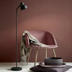 Stehleuchte Aslak schwarz E27