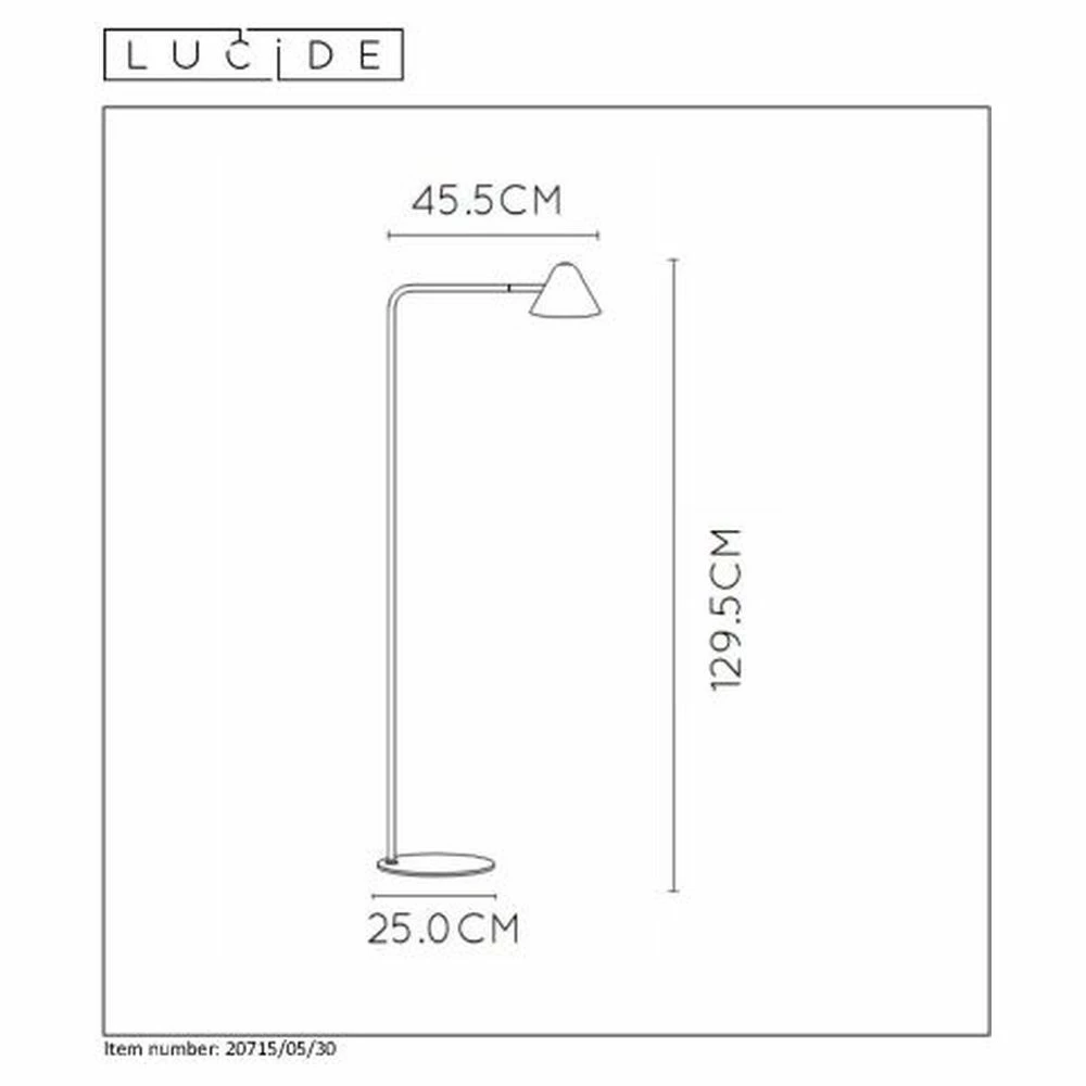 LED Stehlampe Devon in Schwarz 5W 500lm 10 LED Stehlampe Devon in Schwarz 5W 500lm – Bild 8
