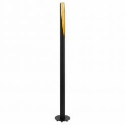 LED Stehleuchte Barbotto in Schwarz und Gold 5W