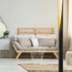 LED Stehleuchte Barbotto in Schwarz und Gold 5W -Stehleuchten Verkäufe 2022 a 355379 led stehleuchte barbotto in schwarz und gold 5w4