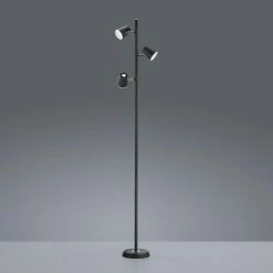 LED Stehleuchte Nacho in Schwarz-matt und Weiß 3x 4W 1410lm