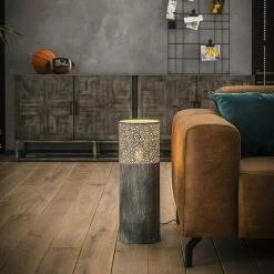 famlights | Stehleuchte Dante in Grau E27