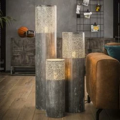 famlights | Stehleuchte Dante in Grau E27 -Stehleuchten Verkäufe 2022 a 365314 famlights stehleuchte dante in grau e27 600mm3 1