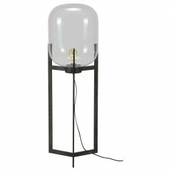 famlights | Stehleuchte Stella aus Stahl in Silber und Glas in Transparent E27 -Stehleuchten Verkäufe 2022 a 365331 famlights stehleuchte stella aus stahl in silber und glas in transparent e274