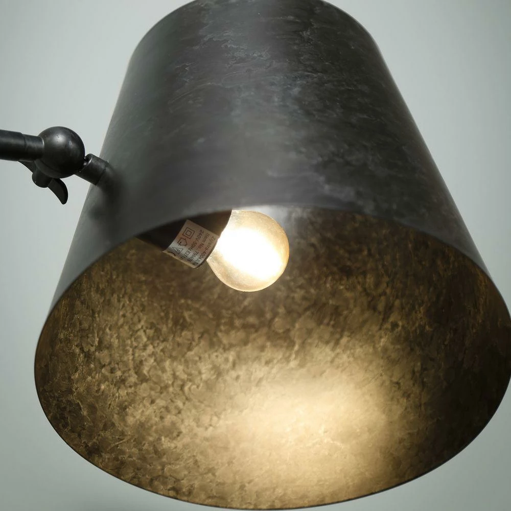 famlights | Stehleuchte Ludwig aus Metall in Anthrazit E27 1520 mm 5 famlights | Stehleuchte Ludwig aus Metall in Anthrazit E27 1520 mm – Bild 3