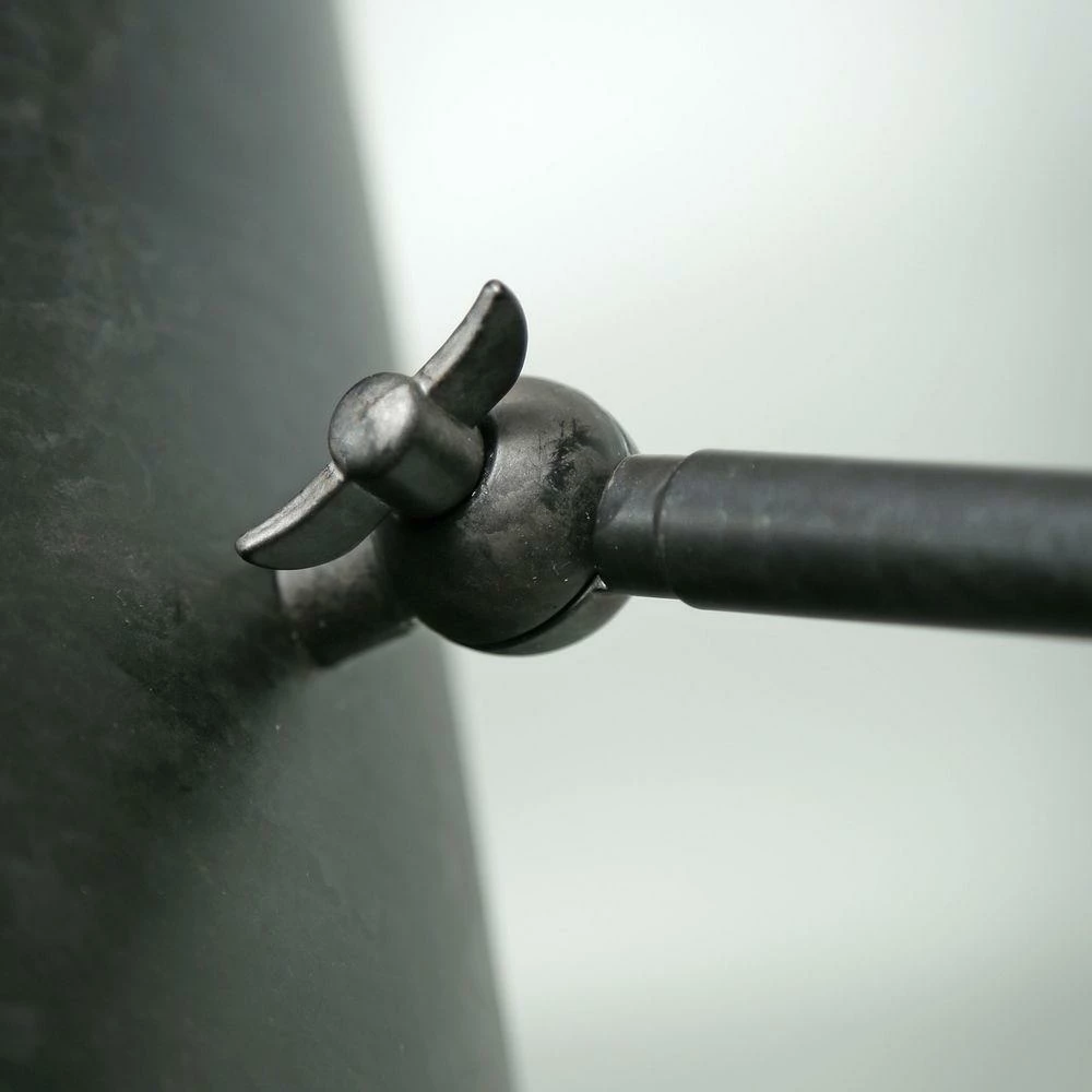 famlights | Stehleuchte Ludwig aus Metall in Anthrazit E27 1520 mm 6 famlights | Stehleuchte Ludwig aus Metall in Anthrazit E27 1520 mm – Bild 4