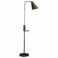 famlights | Stehleuchte Nick in Metall in Anthrazit inkl. USB Ladestation E27 -Stehleuchten Verkäufe 2022 a 365433 famlights stehleuchte nick in metall in anthrazit inkl usb ladestation e274