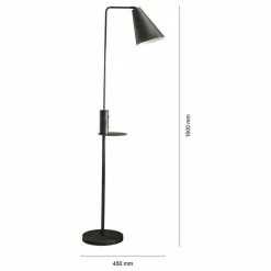 famlights | Stehleuchte Nick in Metall in Anthrazit inkl. USB Ladestation E27 -Stehleuchten Verkäufe 2022 a 365433 famlights stehleuchte nick in metall in anthrazit inkl usb ladestation e275