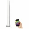 Q-Smart LED Stehleuchte Q-Rosa in Silber tunable white inkl. Fernbedienung