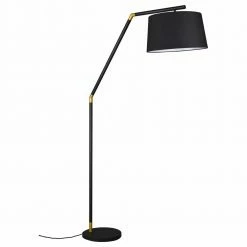 Stehleuchte Tracy in Schwarz-Matt E27