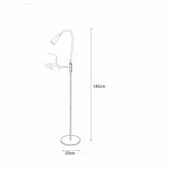 LED Stehleuchte Zozy aus Kunststoff in Schwarz 13 LED Stehleuchte Zozy aus Kunststoff in Schwarz -Stehleuchten Verkäufe 2022 a 402744 led stehleuchte zozy aus kunststoff in schwarz6