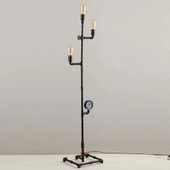 Stehleuchte Amarcord in Rostfarbig E27 IP20 3-flammig