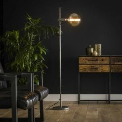 famlights | Stehleuchte Julian in Silber E27