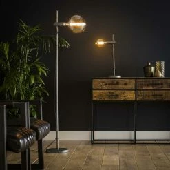 famlights | Stehleuchte Julian in Silber E27 -Stehleuchten Verkäufe 2022 a 406074 famlights stehleuchte julian in silber e273