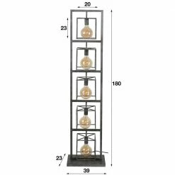 famlights | Stehleuchte Lina in Silber E27 5-flammig -Stehleuchten Verkäufe 2022 a 406092 famlights stehleuchte lina in silber e27 5 flammig5