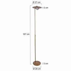 LED Stehleuchte Zenith 22W 3000lm -Stehleuchten Verkäufe 2022 a 406416 led stehleuchte zenith in bronze und weiss 22w 3000lm9
