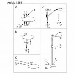 LED Stehleuchte Zenith 2x 6W 1400lm 21 LED Stehleuchte Zenith 2x 6W 1400lm -Stehleuchten Verkäufe 2022 a 406459 led stehleuchte zenith in bronze und weiss 2x 6w 1400lm10
