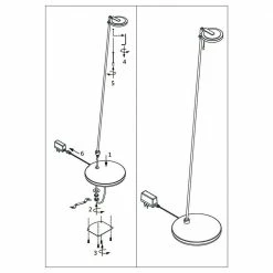 LED Stehleuchte Turound 10W 1000lm -Stehleuchten Verkäufe 2022 a 406594 led stehleuchte turound in silber und transparent 10w 1000lm12