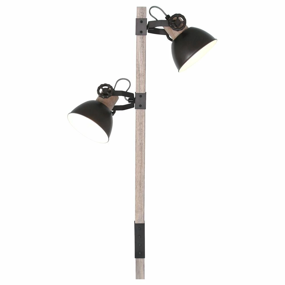 Stehleuchte Gearwood E27 2-flammig 5 Stehleuchte Gearwood E27 2-flammig – Bild 3