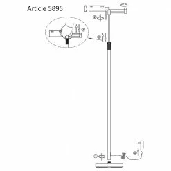 LED Stehleuchte Karl 10W 800lm -Stehleuchten Verkäufe 2022 a 406743 led stehleuchte karl in bronze 10w 800lm13