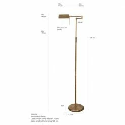 LED Stehleuchte Karl 10W 800lm -Stehleuchten Verkäufe 2022 a 406743 led stehleuchte karl in bronze 10w 800lm14