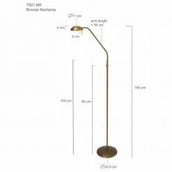 LED Stehleuchte Brion 6W 450lm 23 LED Stehleuchte Brion 6W 450lm -Stehleuchten Verkäufe 2022 a 406815 led stehleuchte biron in bronze und weiss 6w 450lm11