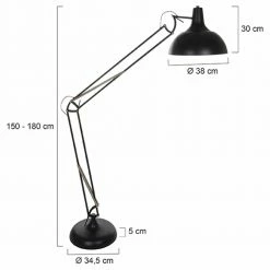 Stehleuchte Office Magna E27 20 Stehleuchte Office Magna E27 -Stehleuchten Verkäufe 2022 a 406845 stehleuchte office magna in schwarz und weiss e279