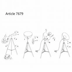 Stehleuchte Eelco in Schwarz und Gold E27 -Stehleuchten Verkäufe 2022 a 406875 stehleuchte eelco in schwarz und gold e2715