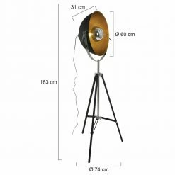 Stehleuchte Eelco in Schwarz und Gold E27 -Stehleuchten Verkäufe 2022 a 406875 stehleuchte eelco in schwarz und gold e2716