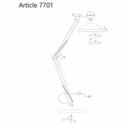 Stehleuchte Zappa in Schwarz und Silber E27 -Stehleuchten Verkäufe 2022 a 406885 stehleuchte zappa in schwarz und silber e2713