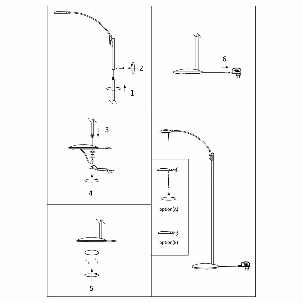 LED Stehleuchte Zenith 6W 700lm 1440mm 12 LED Stehleuchte Zenith 6W 700lm 1440mm – Bild 10
