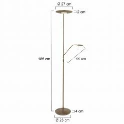 LED Stehleuchte Zodiac 30W 3000lm mit Lesearm 24 LED Stehleuchte Zodiac 30W 3000lm mit Lesearm -Stehleuchten Verkäufe 2022 a 407028 led stehleuchte zodiac in bronze und weiss 30w 3000lm mit lesearm11