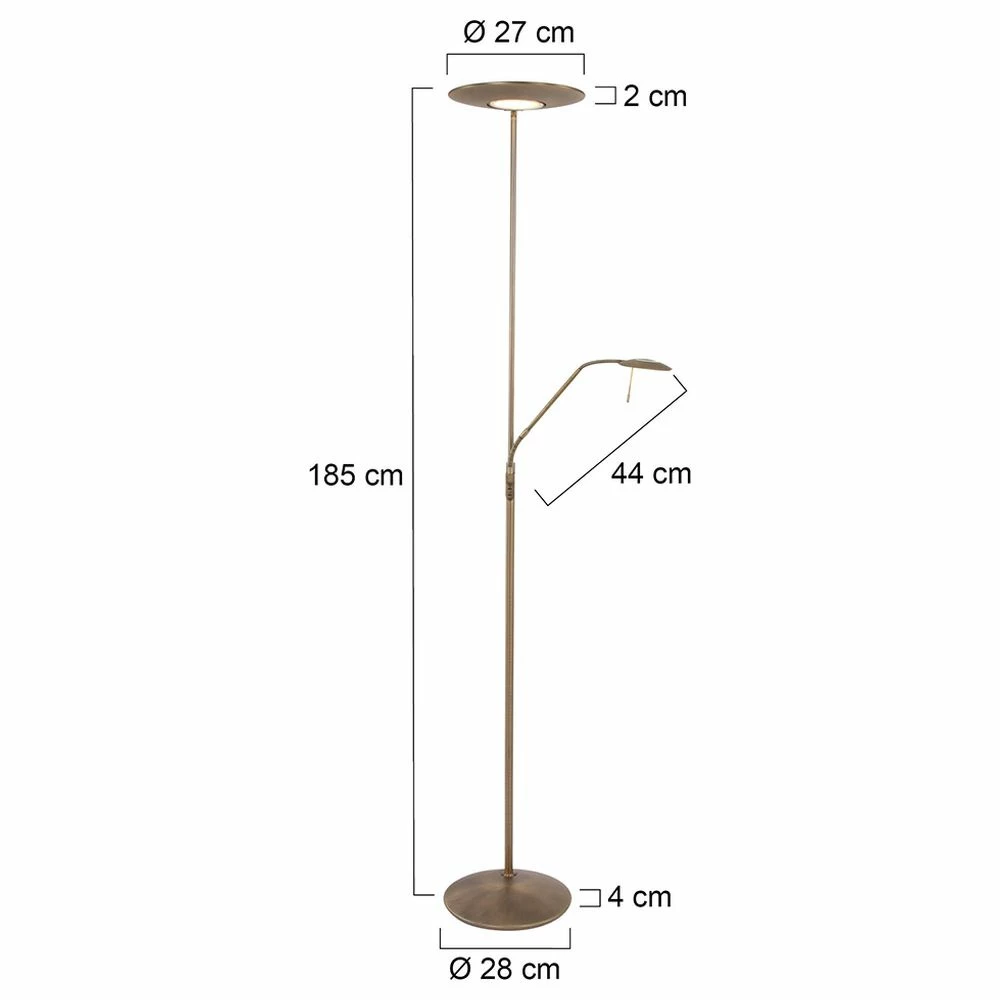 LED Stehleuchte Zodiac 30W 3000lm mit Lesearm 13 LED Stehleuchte Zodiac 30W 3000lm mit Lesearm – Bild 11