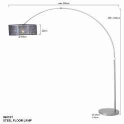 Bogenleuchte Gramineus E27 17 Bogenleuchte Gramineus E27 -Stehleuchten Verkäufe 2022 a 407111 bogenleuchte gramineus in silber und schwarz e278