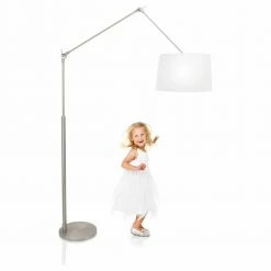 Stehleuchte Gramineus E27 -Stehleuchten Verkäufe 2022 a 407112 stehleuchte gramineus in silber und weiss grau e278