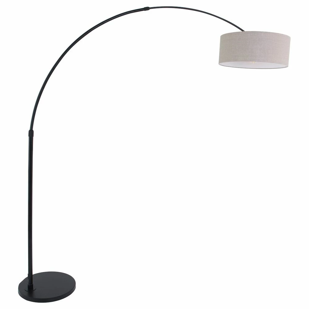 Stehleuchte Gramineus in Schwarz und Grau E27 3 Stehleuchte Gramineus in Schwarz und Grau E27