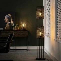 famlights | Stehleuchte Lino in Schwarz und Braun E27 2-flammig -Stehleuchten Verkäufe 2022 a 407431 famlights stehleuchte lino in schwarz und braun e27 2 flammig3