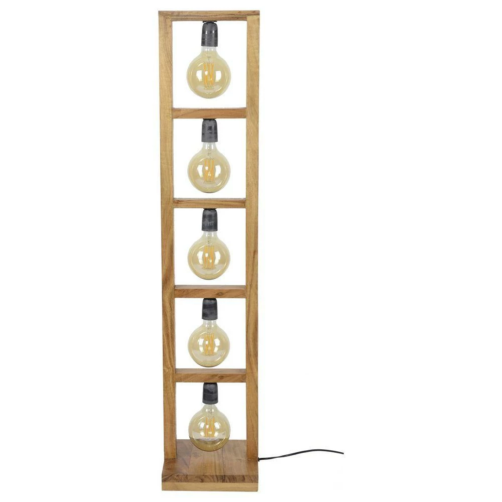 famlights | Stehleuchte Patricia in Natur E27 5-flammig 7 famlights | Stehleuchte Patricia in Natur E27 5-flammig – Bild 5