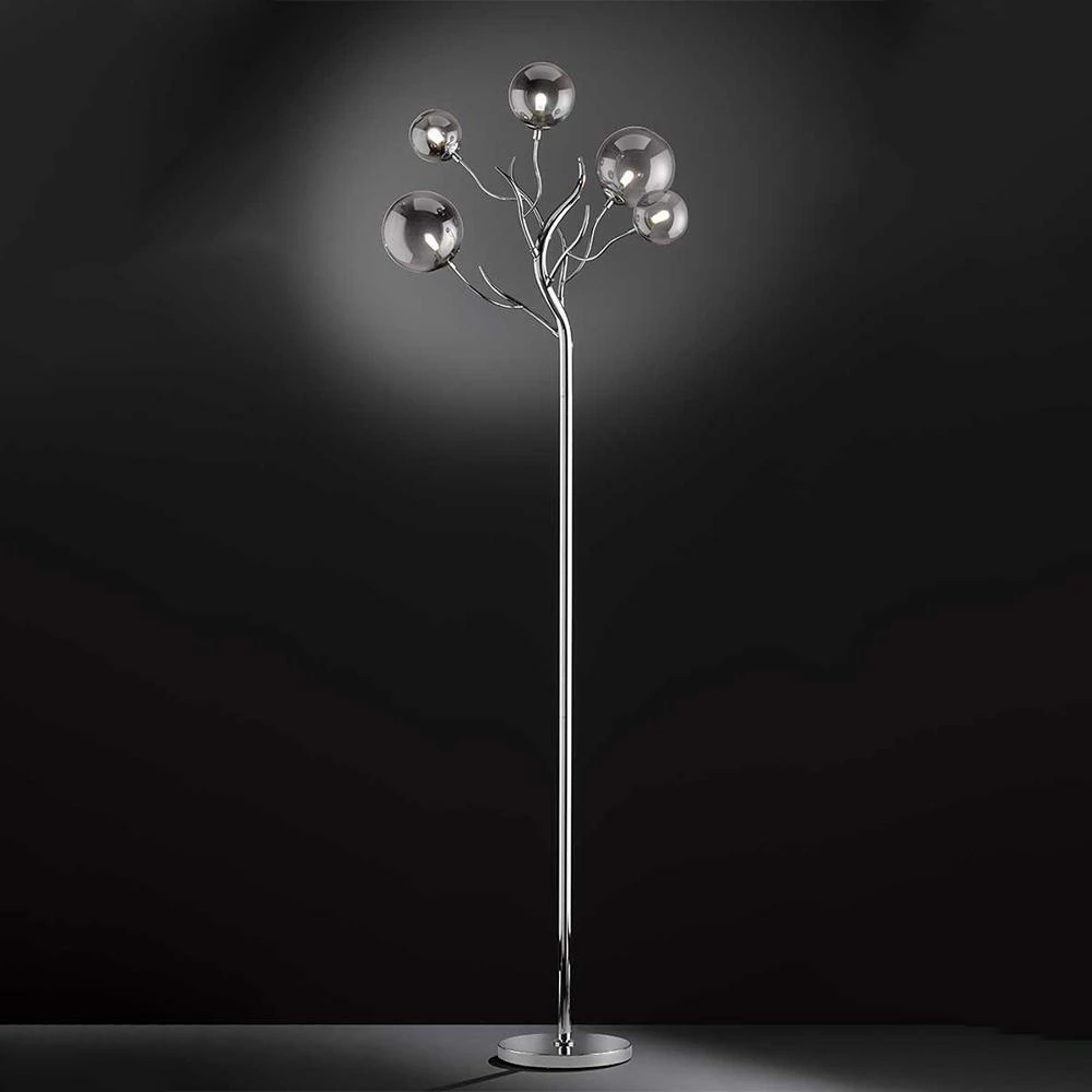 Stehleuchte Jasmine in Chrom G9 5-flammig 4 Stehleuchte Jasmine in Chrom G9 5-flammig – Bild 2