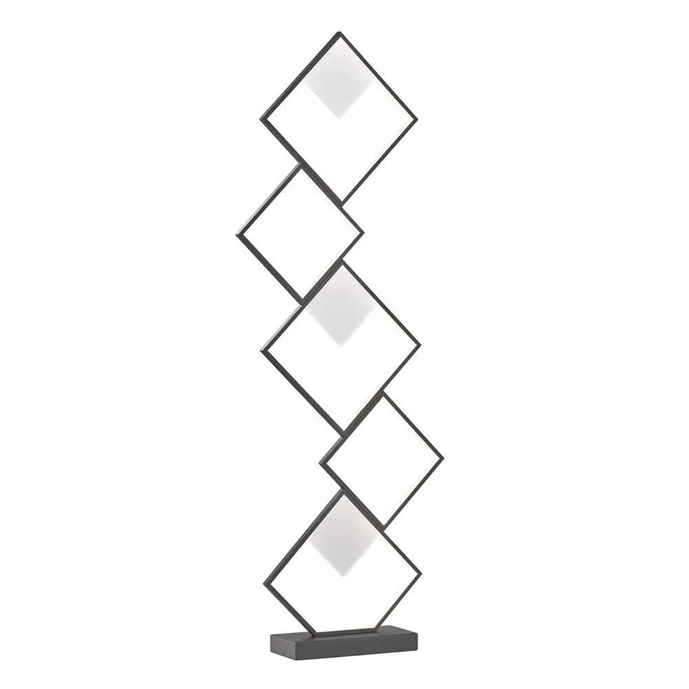 LED Stehleuchte Jade in Dunkelgrau 44W 4300lm 4 LED Stehleuchte Jade in Dunkelgrau 44W 4300lm – Bild 2