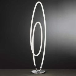 LED Stehleuchte Mira in Chrom 59W 6700lm