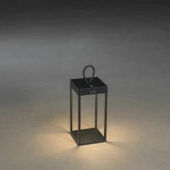 LED Akkuleuchte Ravello in Schwarz 2,2W 180lm IP54